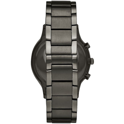 Emporio Armani AR11215 Men’s Blue Dial Gunmetal Stainless Steel Renato Watch