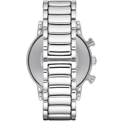 Emporio Armani AR1894 Men’s Black Dial Stainless Steel Luigi Chronograph Watch