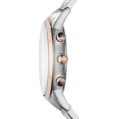 Emporio Armani Renato AR11076 Two-Tone Silver Dial Watch