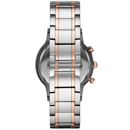 Emporio Armani Renato AR11076 Two-Tone Silver Dial Watch