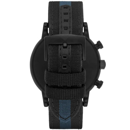 Emporio Armani Luigi AR1948 Chronograph Black Fabric Watch