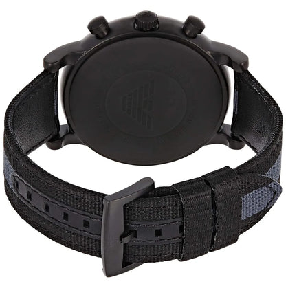 Emporio Armani Luigi AR1948 Chronograph Black Fabric Watch