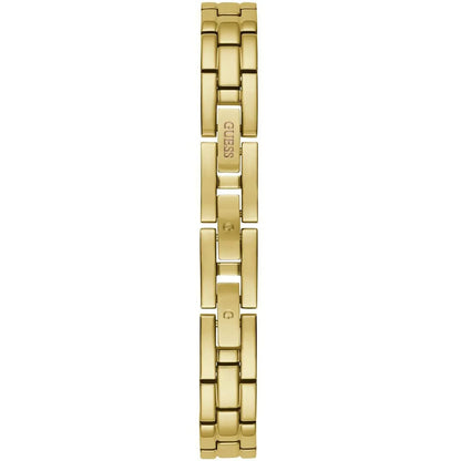 Guess W1145L3 Gold Case Triangle Logo Gold Bangle Women's Watch