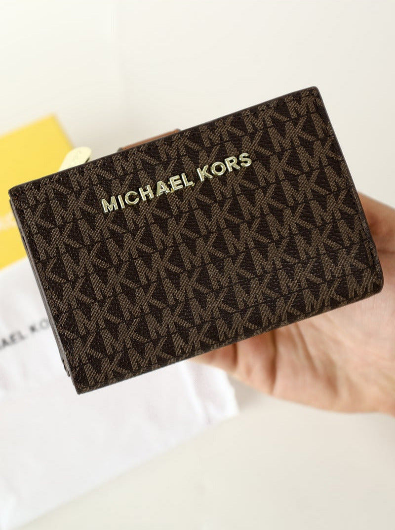 Mk Brown Wallet For Women 94#