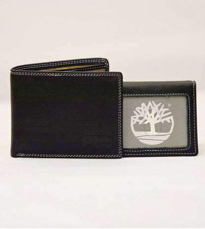 TL Black Leather Wallet For Men 98#