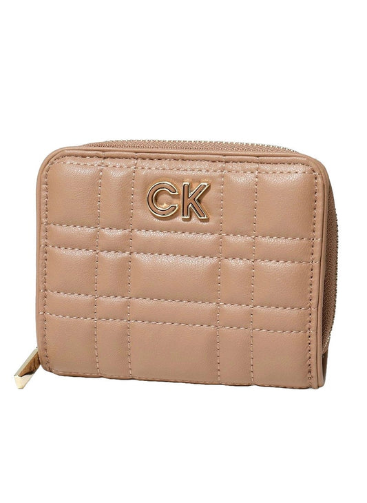 CK Quilted Nude Wallet For Women 78#