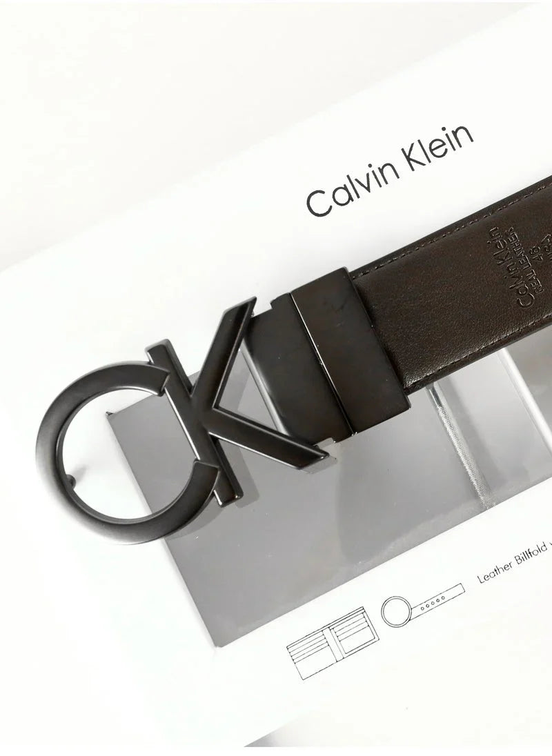 CK Reversible Belt & Wallet Set For Men