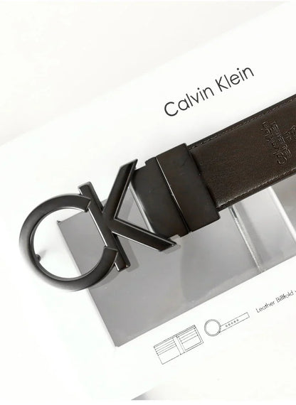 CK Reversible Belt & Wallet Set For Men