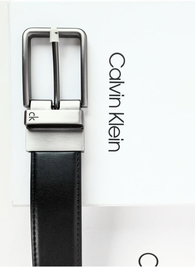 CK Black Leather Wallet-Belt Set For Men 11#