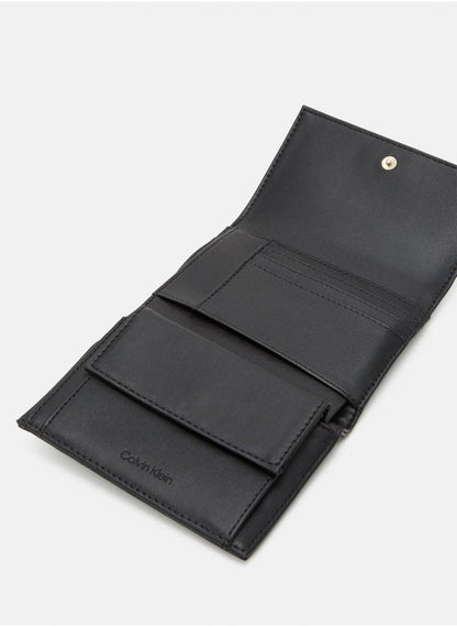 CK Black Leather Trifold Wallet For Women 79#