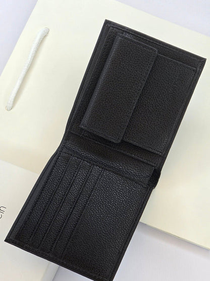 CK Black Leather Wallet For Men 66#