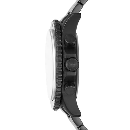 Emporio Armani Diver AR11363 All Black Chronograph Watch