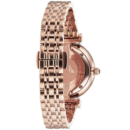 Emporio Armani Gianni T-Bar AR11423 Rose Gold & Navy Crystal Ladies Watch