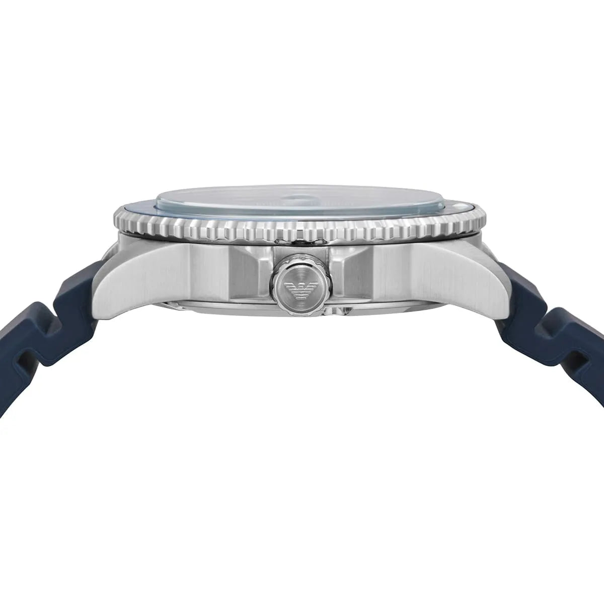 Emporio Armani AR11592 Blue Dial GMT Diver 100M Rubber Strap Watch