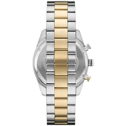 Emporio Armani Racer AR11678 Two-Tone Black Dial Metal Men's Watch