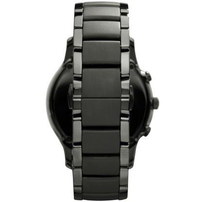 Emporio Armani AR1452 Men’s Black Dial Black Ceramic Ceramica Chronograph Watch