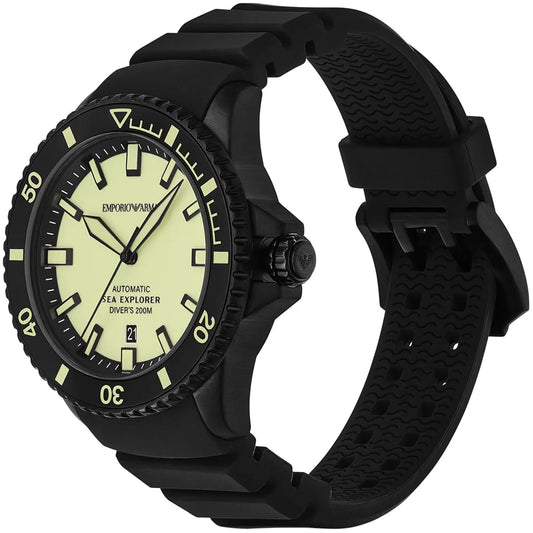 Emporio Armani Sea Explorer AR60085 Automatic Diver's 200M Men's Watch