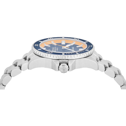 Emporio Armani Sea Explorer AR60090 Automatic Blue & Orange Diver's Watch
