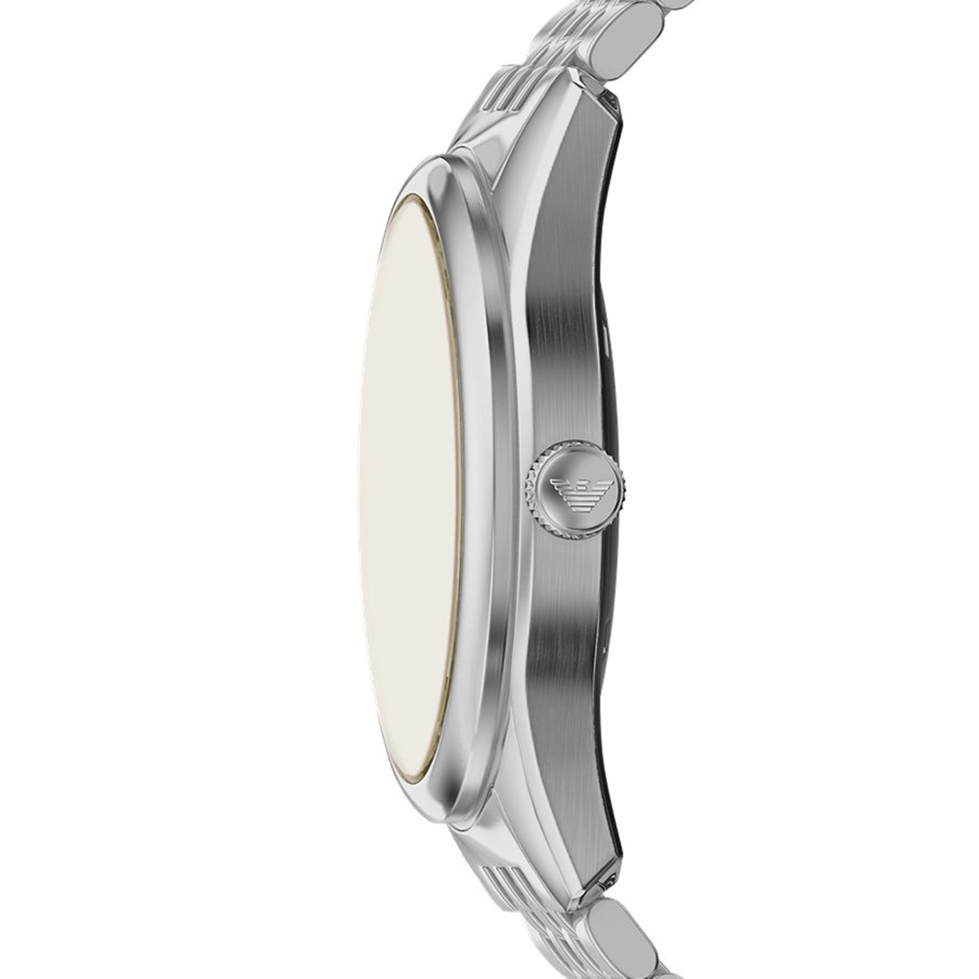 Emporio Armani Antonio AR60095 Silver-Tone Beige Skeleton Automatic Men's Watch