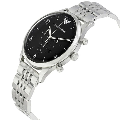 Emporio Armani Beta AR1863 Black Dial Multi-Link Watch