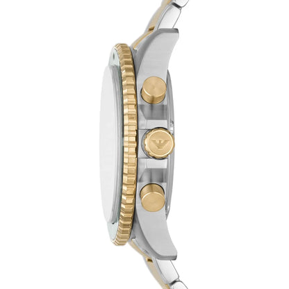 Emporio Armani Diver AR11361 Two-Tone Green Dial Watch