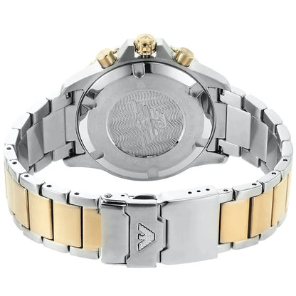 Emporio Armani Diver AR11362 Two-Tone Blue Chronograph Watch