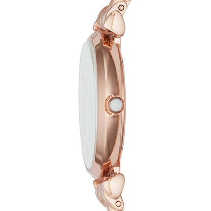 Emporio Armani Gianni T-Bar AR11110 Rose Gold Mosaic Dial Watch