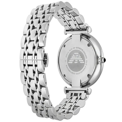 Emporio Armani Gianni T-Bar AR1676 Black Dial Small Seconds Watch