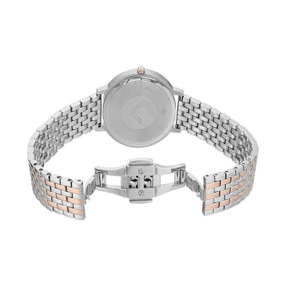 Emporio Armani Kappa AR11113 Two-Tone Floral Dial Watch