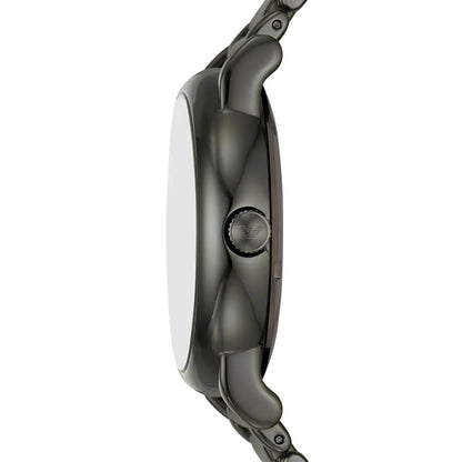 Emporio Armani Luigi AR60029 Meccanico Skeleton Gunmetal & Blue Watch