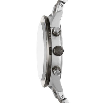Emporio Armani Mario AR11391 Grey Dial Blue Accents Watch