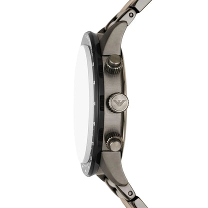 Emporio Armani Mario AR11471 Gunmetal Watch with Teal Accents
