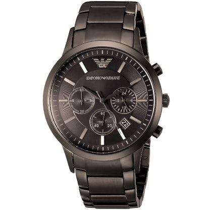 Emporio Armani Renato AR2454 All-Black Chronograph Watch
