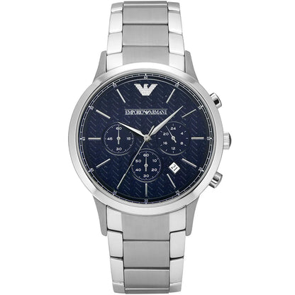 Emporio Armani Renato AR2486 Textured Blue Dial Watch