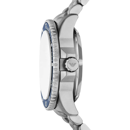 Emporio Armani Sea Explorer AR60090 Automatic Blue & Orange Diver's Watch