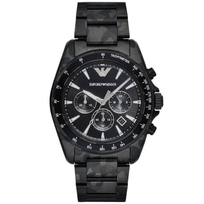 Emporio Armani Sigma AR11027 Black Camouflage Chronograph Watch