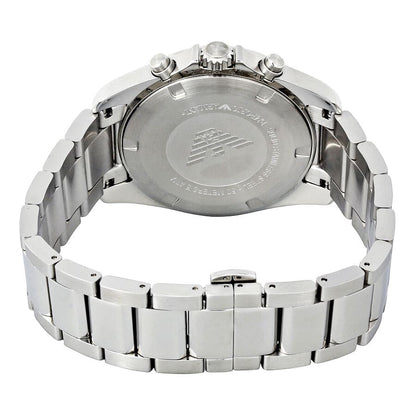 Emporio Armani Sigma AR6098 Silver Steel Black Dial Watch