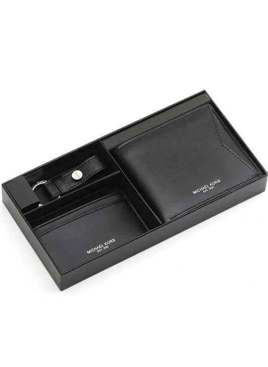 MK Wallet-Card Holder-Keychain Set For Men 8#