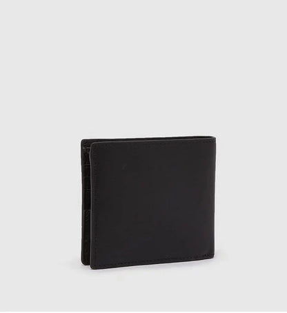 TH Black Leather Wallet With Card Holder For Men 34#
