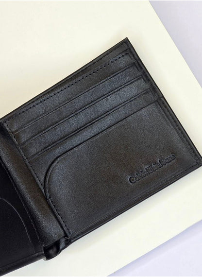 CK Black Leather Wallet-Belt Set For Men 12#