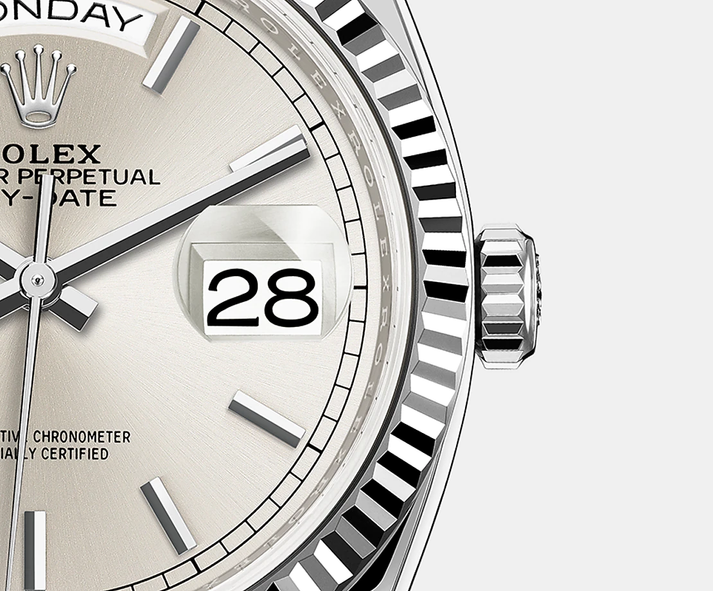 Rolex Day-Date Watch For Men - Off White Dial
