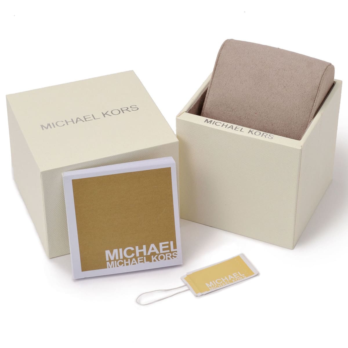 Michael Kors Emery MK4697 Rectangular Rose Gold Tone Green Leather Women Watch