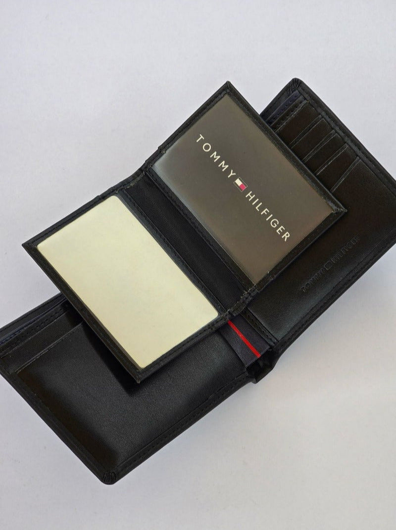 TH Black Leather Wallet 45#