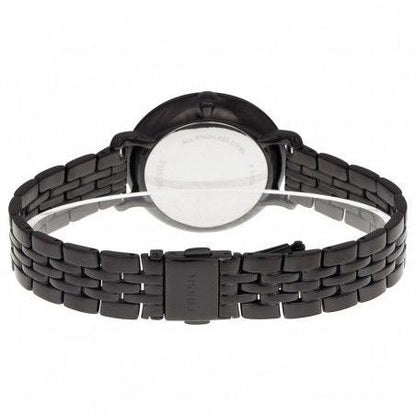Fossil Jacqueline ES3614 Three-Hand Black Stainless Steel Women's Watch
