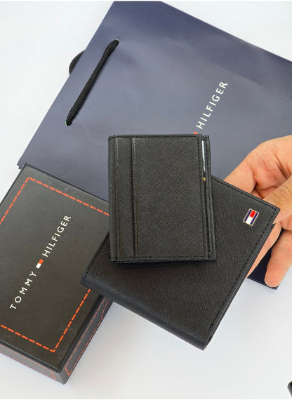TH Black Wallet For Men 22#