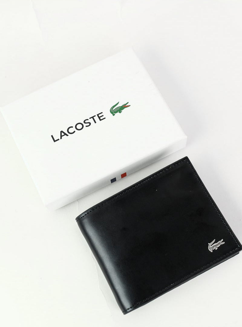 LC Black Leather Wallet For Men 87#