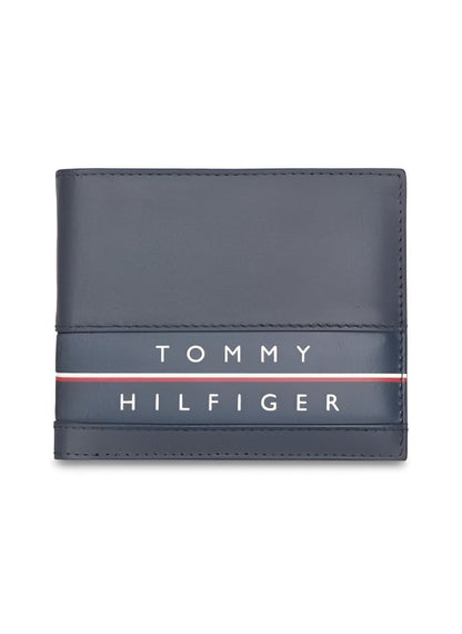 TH Navy Leather Wallet For Men 46#