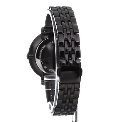 Fossil Jacqueline ES3614 Three-Hand Black Stainless Steel Women's Watch