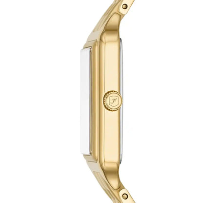Fossil Raquel Three-Hand Date Gold-Tone Stainless Steel Watch - ES5220