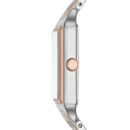 Fossil Raquel ES5222 Three-Hand Two-Tone Stainless Steel Women's Watch